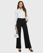 Pantalón de Pernera Ancha con Tejido Técnico Elástico®