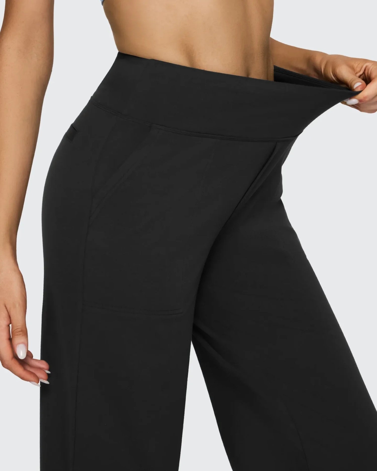 Pantalón de Pernera Ancha con Tejido Técnico Elástico®