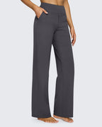 Pantalón de Pernera Ancha con Tejido Técnico Elástico®