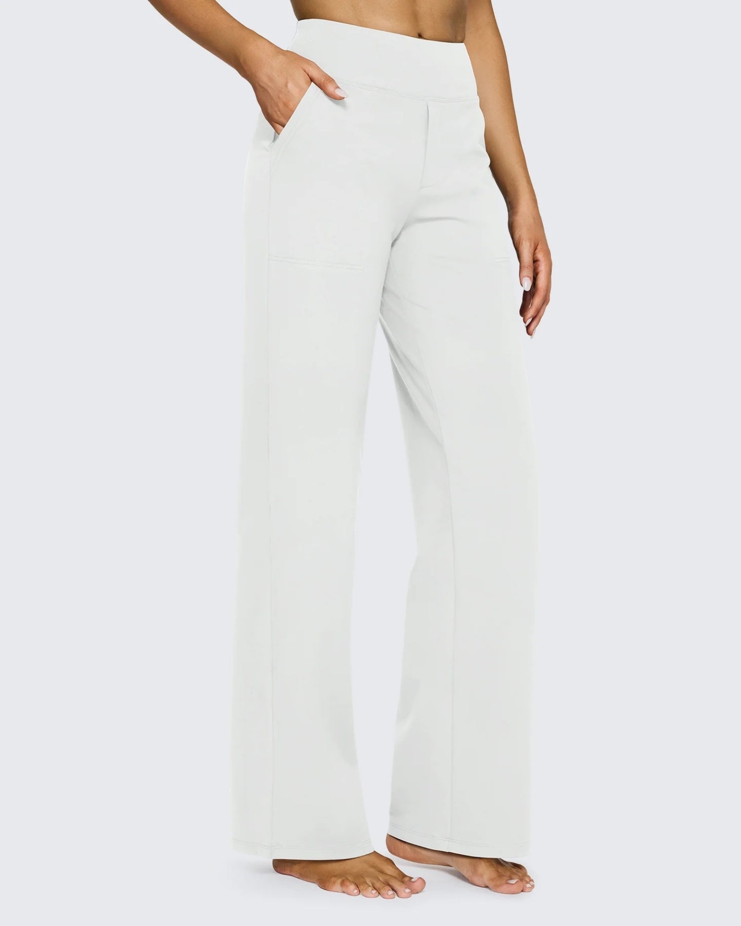 Pantalón de Pernera Ancha con Tejido Técnico Elástico®