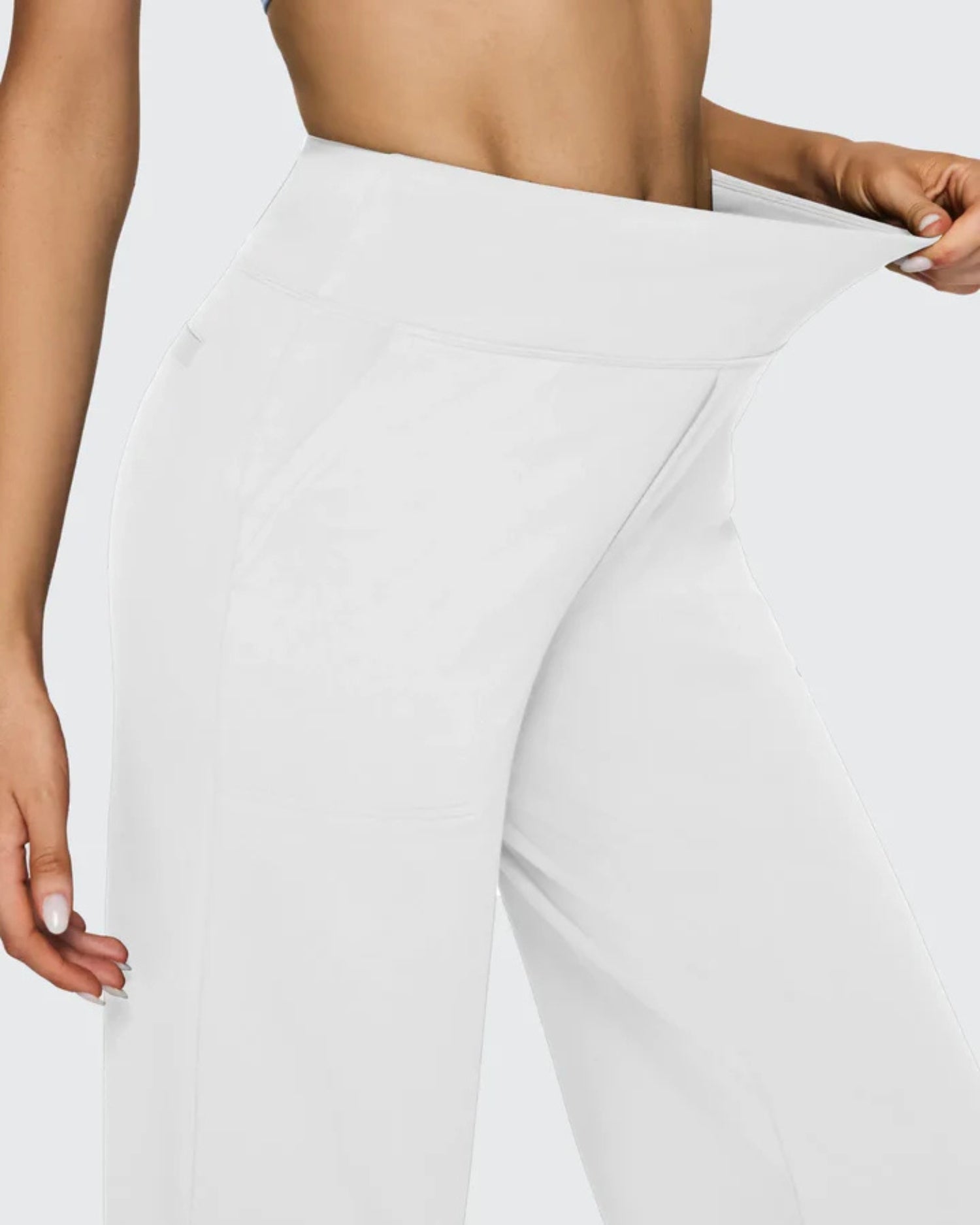 Pantalón de Pernera Ancha con Tejido Técnico Elástico®