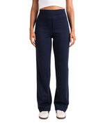 Pantalón de Corte Recto y Alta Elasticidad para Mujer®