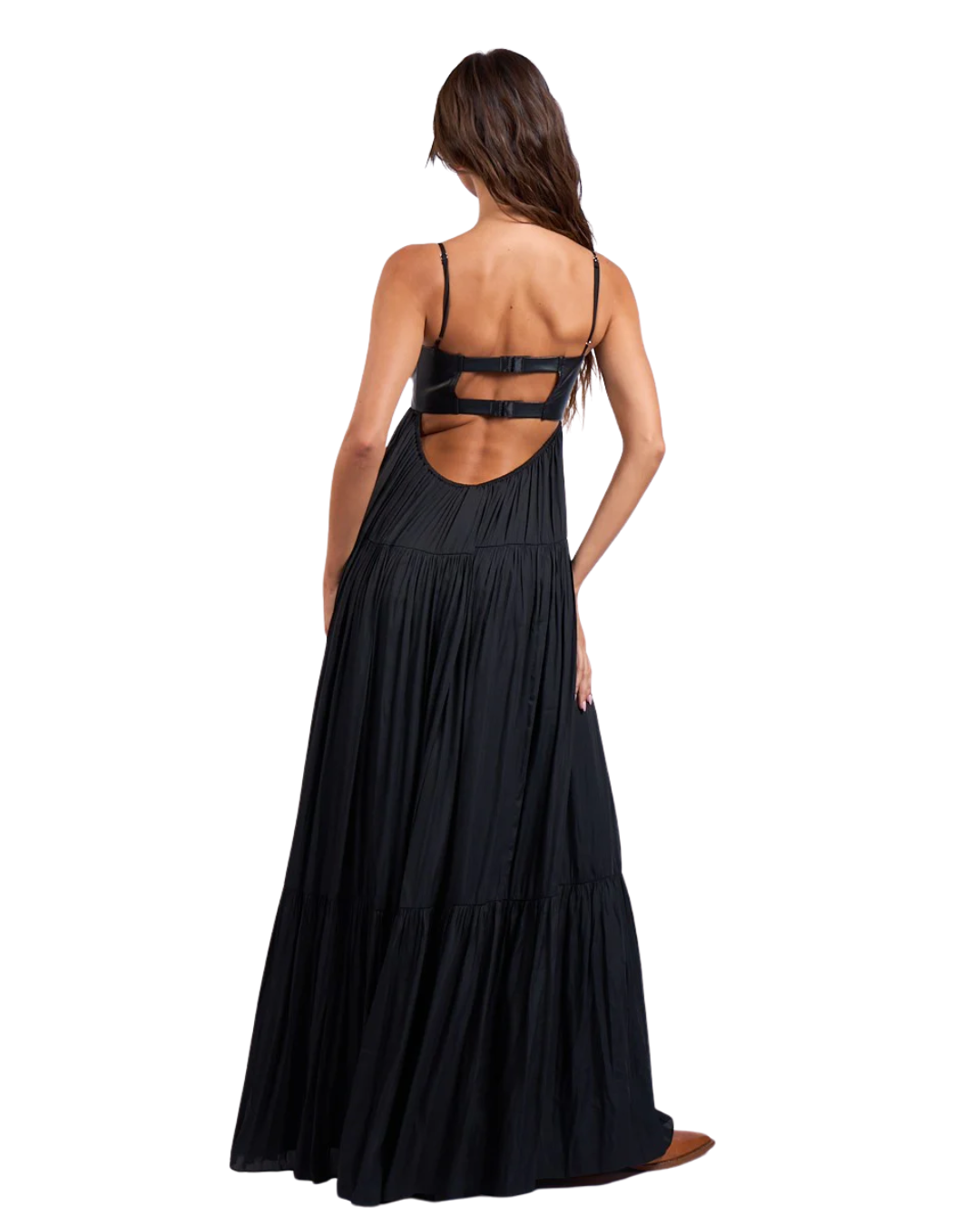 Vestido de Gala con Corsé y Caída Fluida