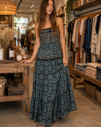 Vestido Indio Strapless