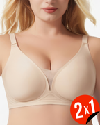 Sujetador sin Aros con Escote en V (OFERTA 2X1)®