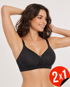 Sujetador con Copas Moldeadas y Detalle Bordado (OFERTA 2X1)®