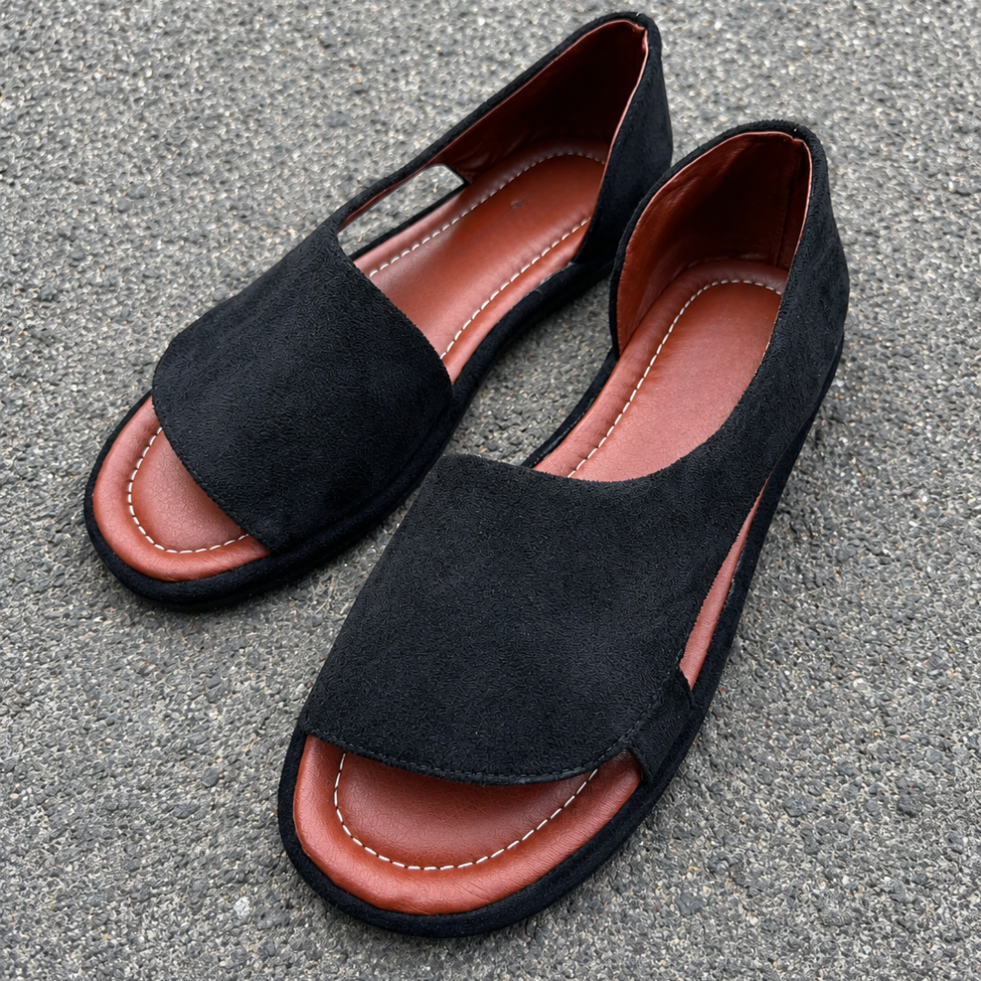Sandalias Planas con Punta Abierta®