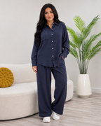 Conjunto Fluido de Camisa y Pantalón®