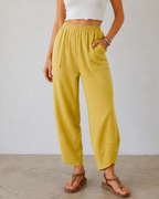 Pantalón Fluido de Cintura Elástica