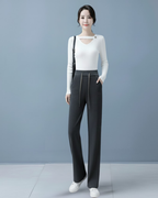 Pantalones anchos de terciopelo informales para mujer®