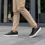 Zapatos de cuero casuales con suela cómoda