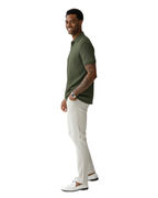 Polo de Punto Tejido de Elegancia Estructurada y Confort Ligero Para Hombre