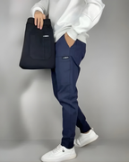 Pantalones elásticos premium ajustados para hombre®