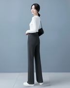 Pantalones anchos de terciopelo informales para mujer®