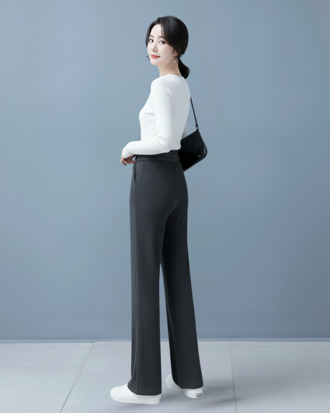 Pantalones anchos de terciopelo informales para mujer®