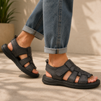 Sandalias de Hombre con Correas de Velcro