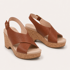 Sandalia de Cuña con Tira Ajustable®