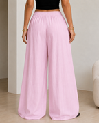 Pantalón Amplio Fluido con Cintura Ajustable®