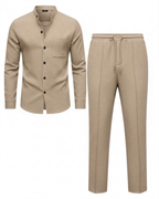 Conjunto Masculino de Camiseta y Pantalón con Textura Waffle®