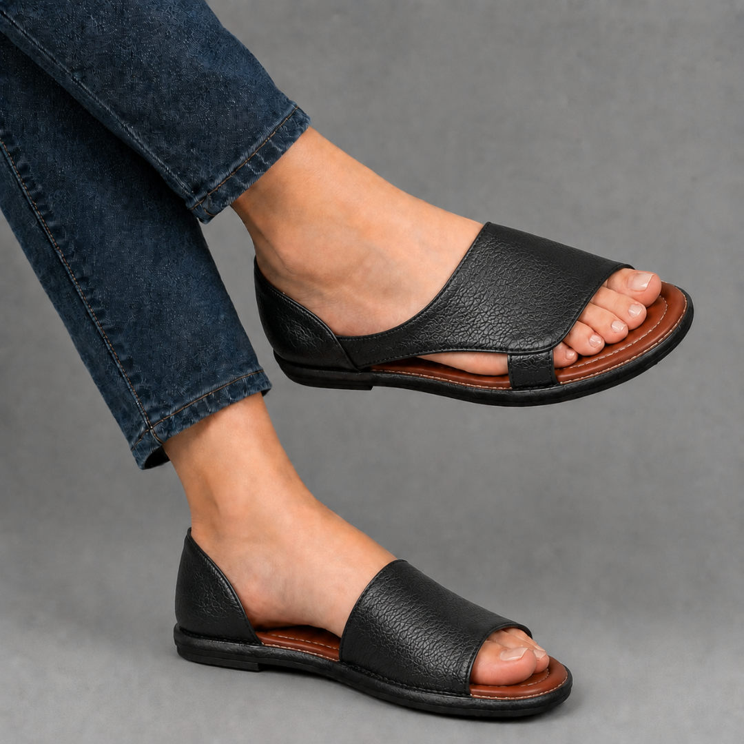 Sandalias Planas con Punta Abierta®
