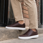 Zapatos de cuero casuales con suela cómoda