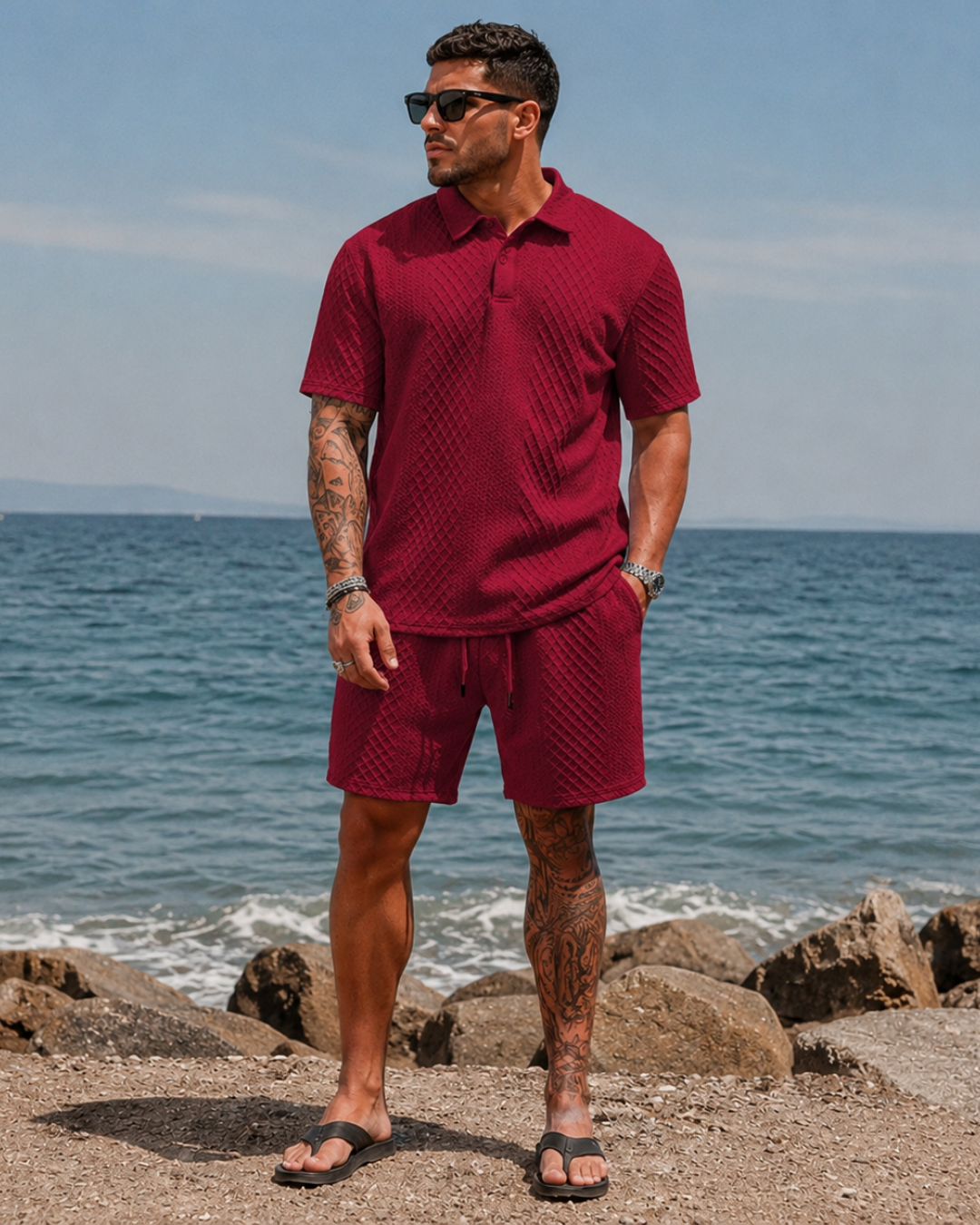 Conjunto de Camiseta Manga Corta y Short