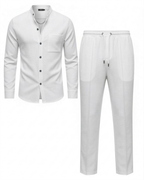 Conjunto Masculino de Camiseta y Pantalón con Textura Waffle®