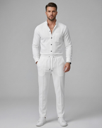 Conjunto Masculino de Camiseta y Pantalón con Textura Waffle®