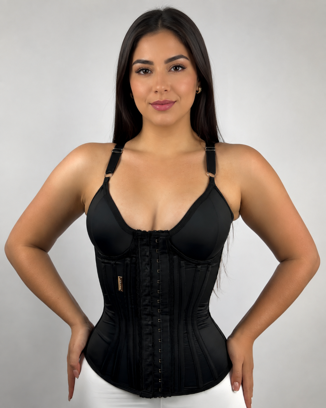 Faja colombiana estilo corsé con refuezo para mayor control abdominal®