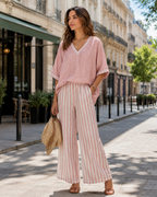 Conjunto a Rayas de Lino®