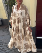 Vestido con Estampado Botánico y Corte que Realza tu Silueta®