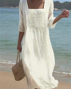 Vestido informal de lino