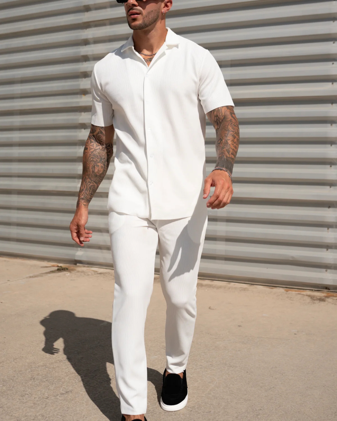 Conjunto Casual de Camiseta Manga Corta y Pantalón para Hombre®