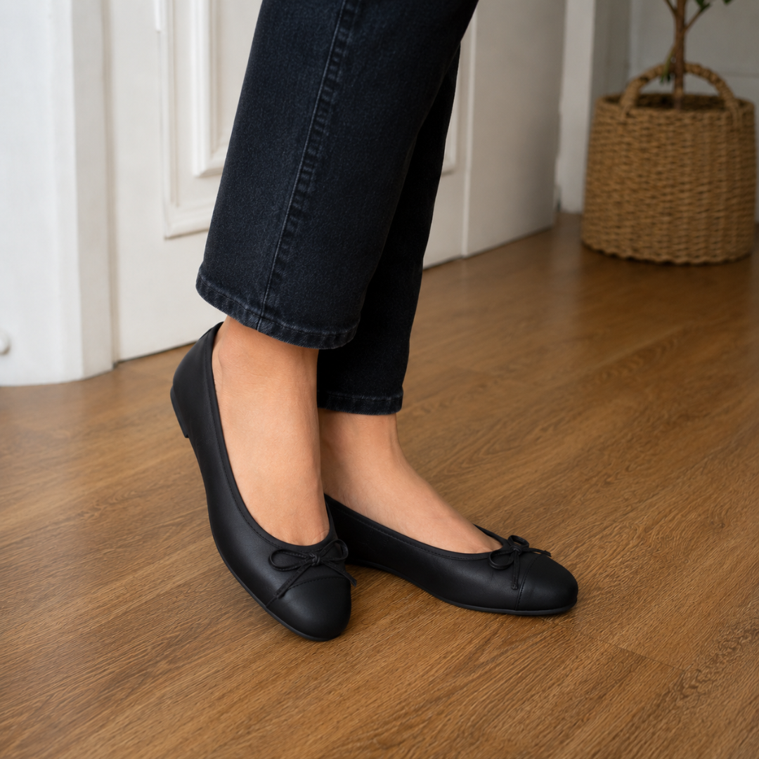 Bailarinas Clásicas con Lazo Decorativo