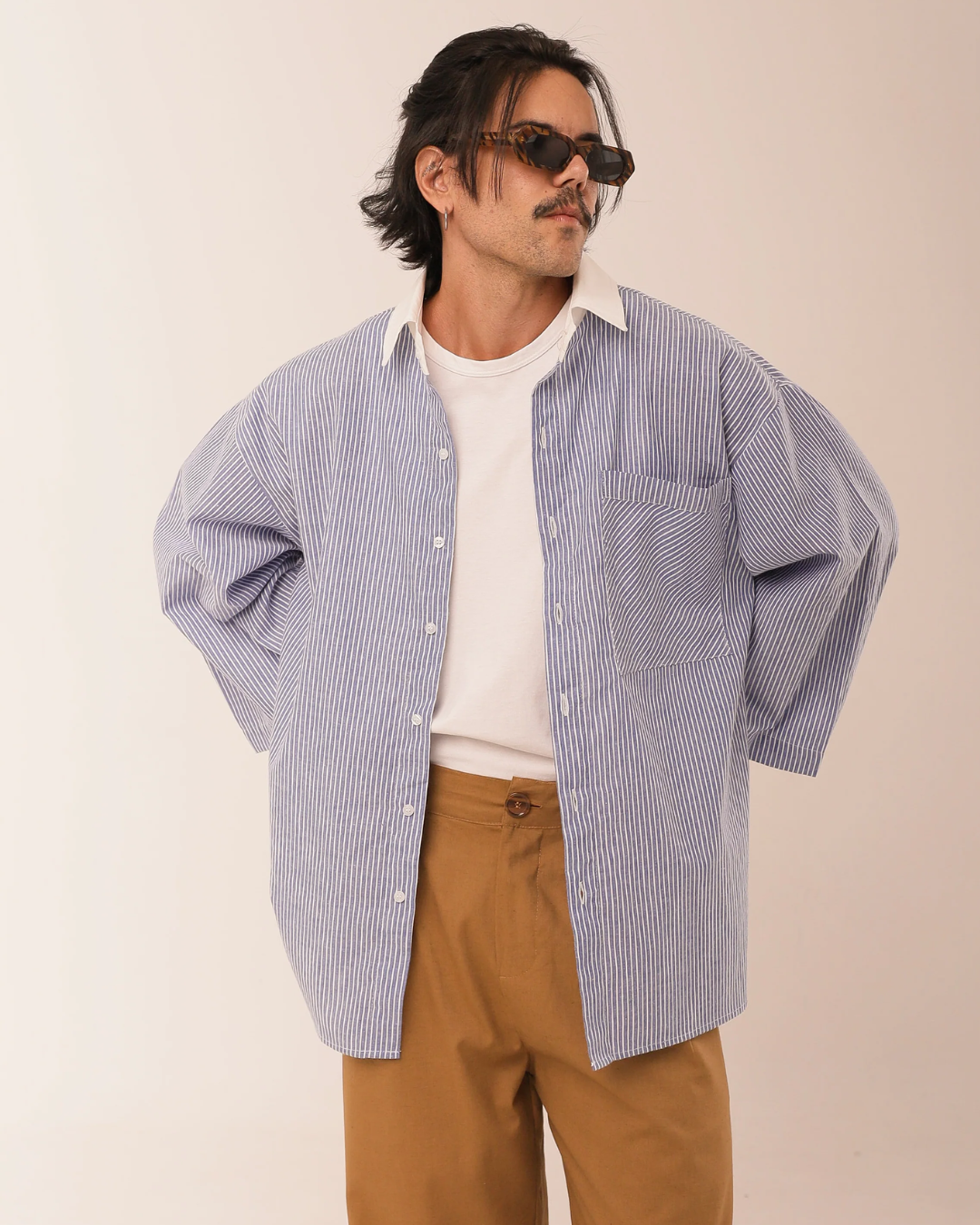 Camisa Oversize de Rayas®
