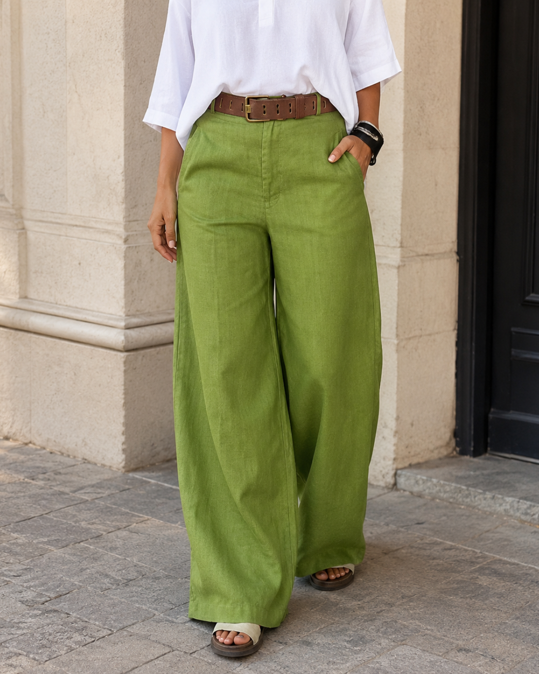 Pantalón Palazzo de Cintura Alta®