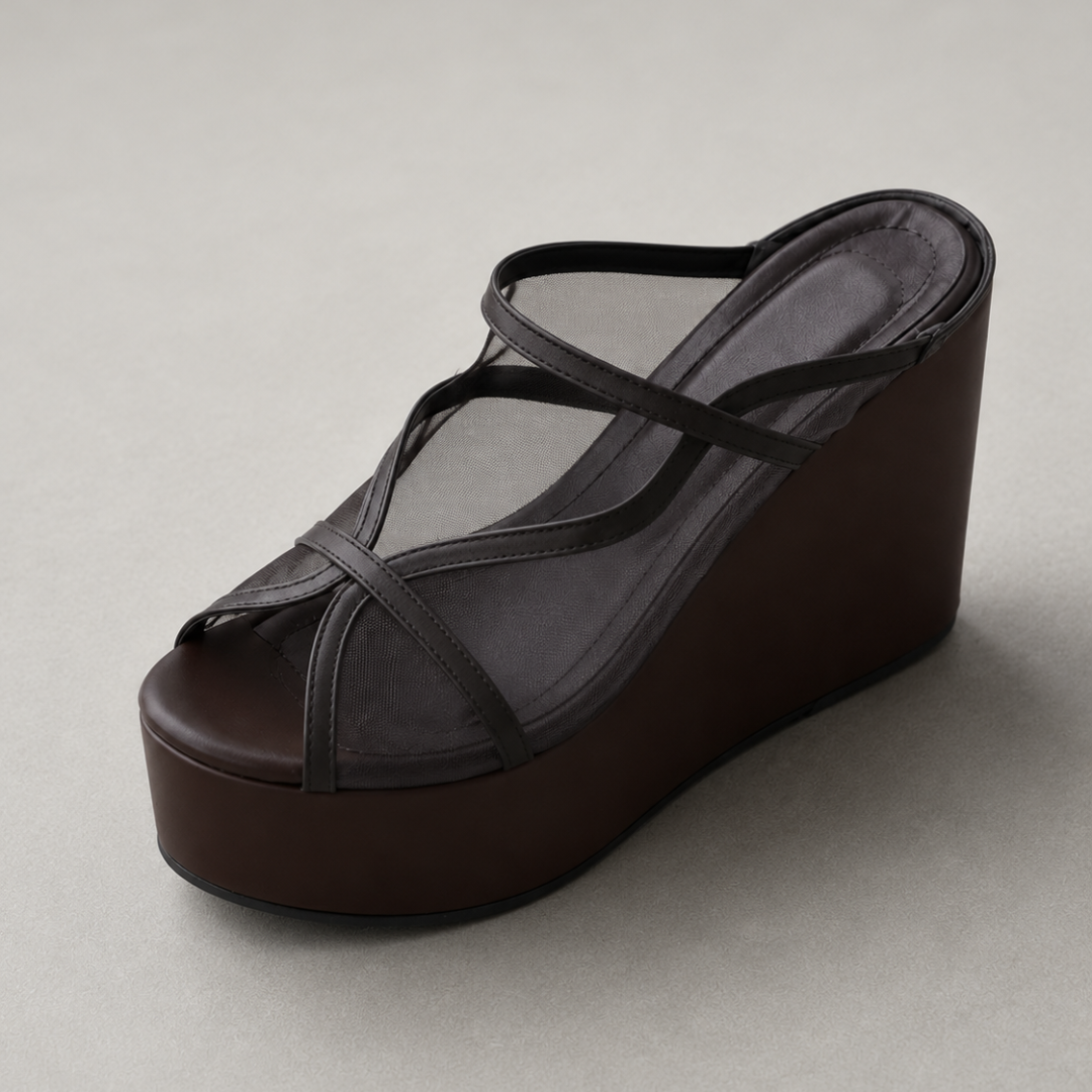 Sandalias de Cuña Plataforma con Tiras Cruzadas®