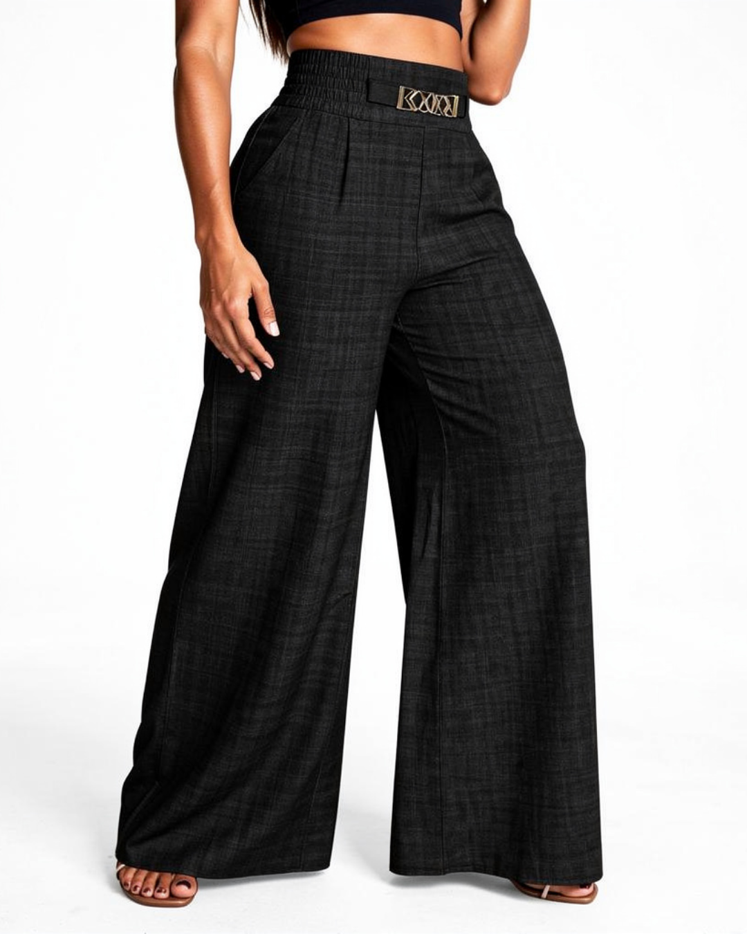Pantalón de Talle Alto con Pernera Ancha®