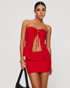 Conjunto de Falta y Top Strapless®