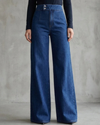 Jeans de Tiro Alto y Pernera Ancha®