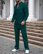 Conjunto Masculino de Camiseta y Pantalón con Textura Waffle®