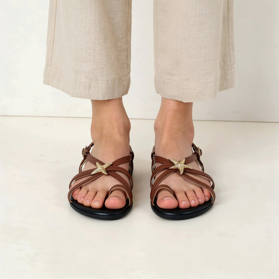 Sandalias Planas Santorini