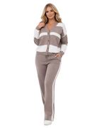 Conjunto de Dos Piezas a Rayas para Mujer®