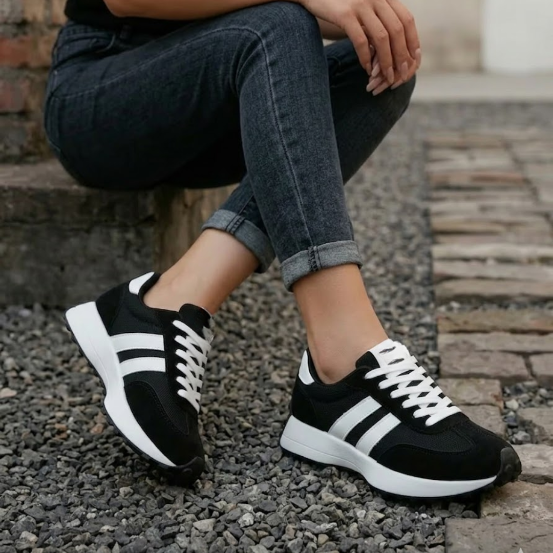 Calzado Deportivo de Estilo Urbano con Suela de Alto Impacto Para Mujer