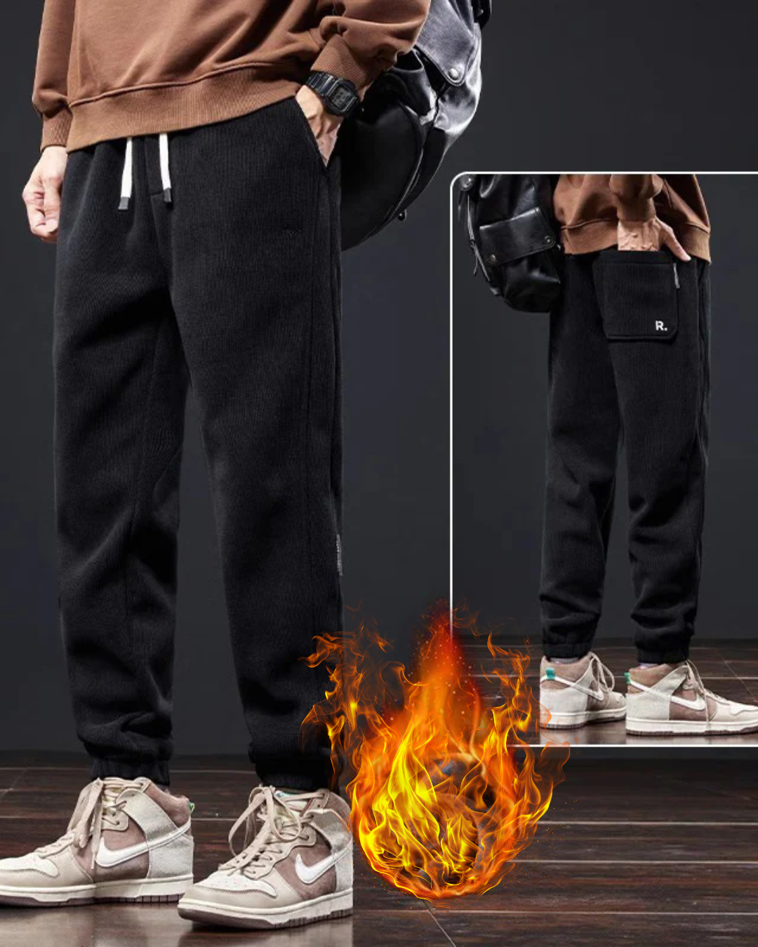 Pantalones Térmicos Con Resistencia Y Confort Interior Para Hombre