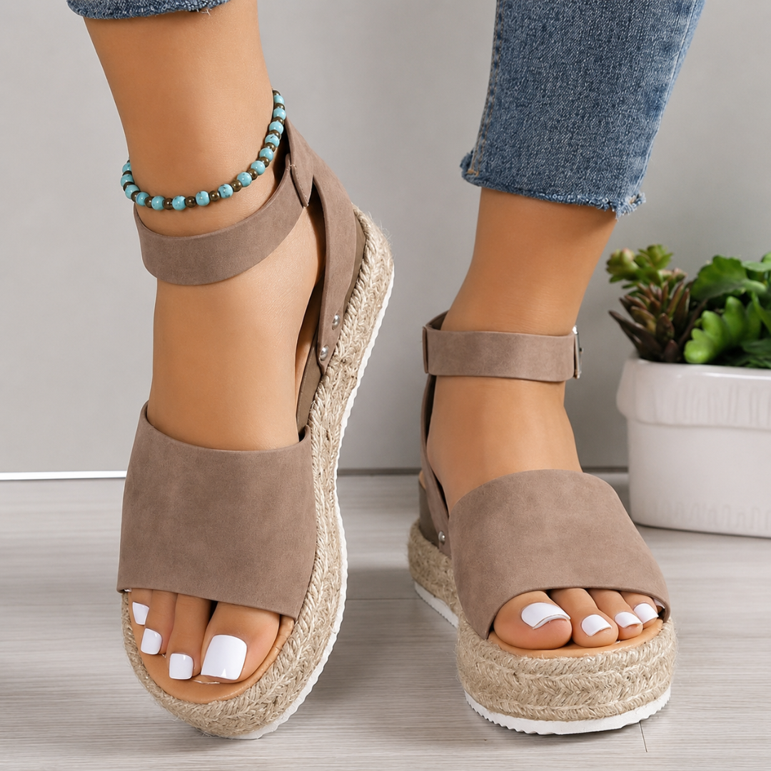 Sandalias de Cuña con Plataforma