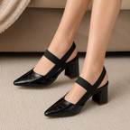 Tacones de punta con tira cruzada®