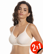 Sujetador con Copas Moldeadas y Detalle Bordado (OFERTA 2X1)®