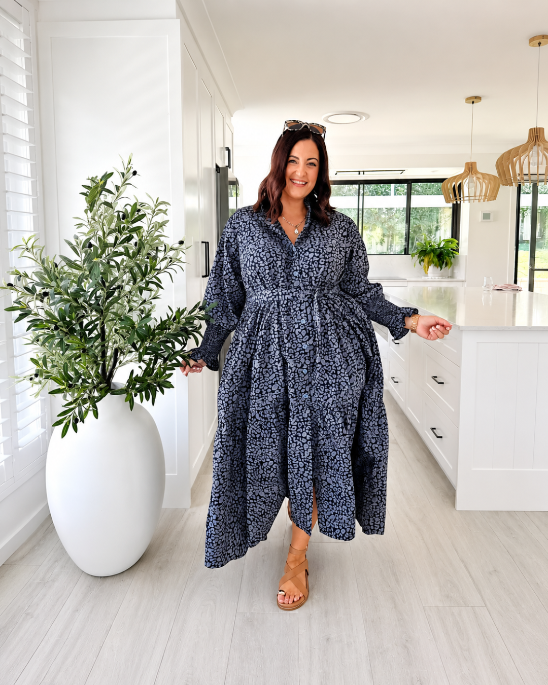 Vestido con Estampado de Leopardo®