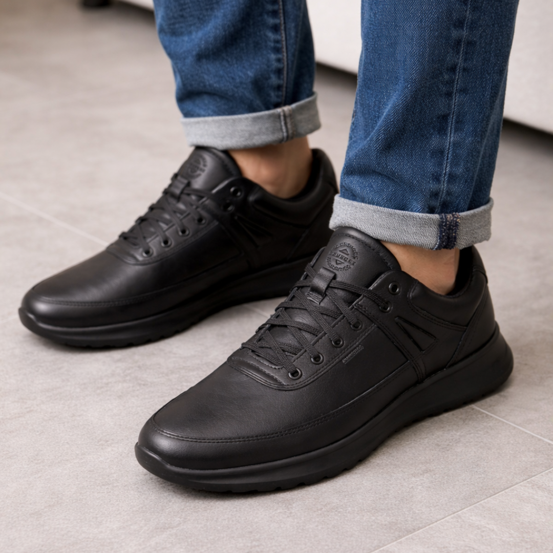 Zapatillas Urbanas de Cuero Natural para Hombre